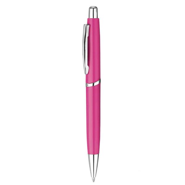 Penna in plastica personalizzata colore fuxia