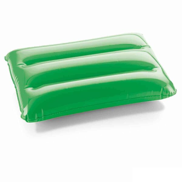 cuscino gonfiabile personalizzato verde, cuscino da spiaggia gonfiabile personalizzato