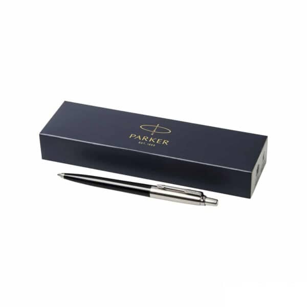 Penna Parker Jotter acciaio e plastica nera