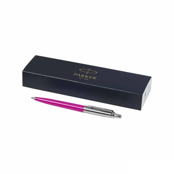 Penna Parker Jotter acciaio e plastica magenta
