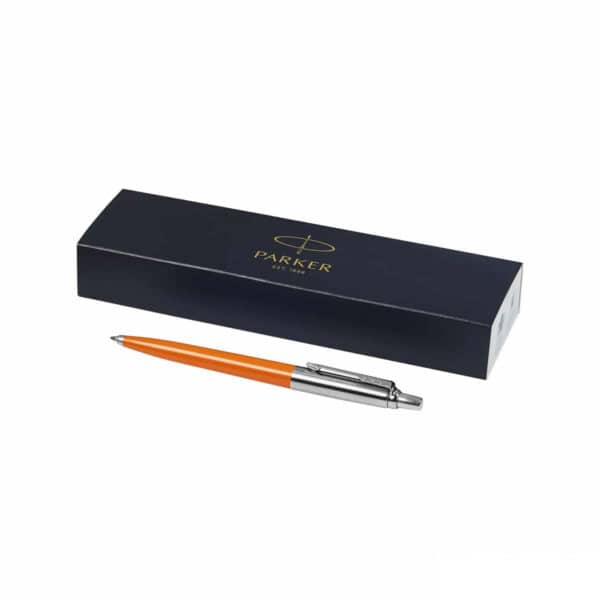 Penna Parker Jotter acciaio e plastica arancione