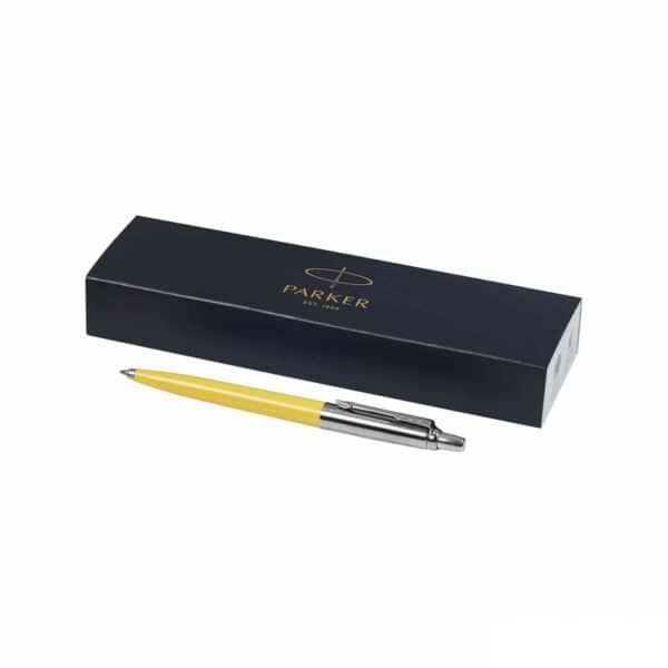 Penna Parker Jotter acciaio e plastica gialla