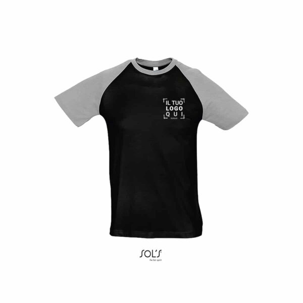 T-shirt uomo bicolore