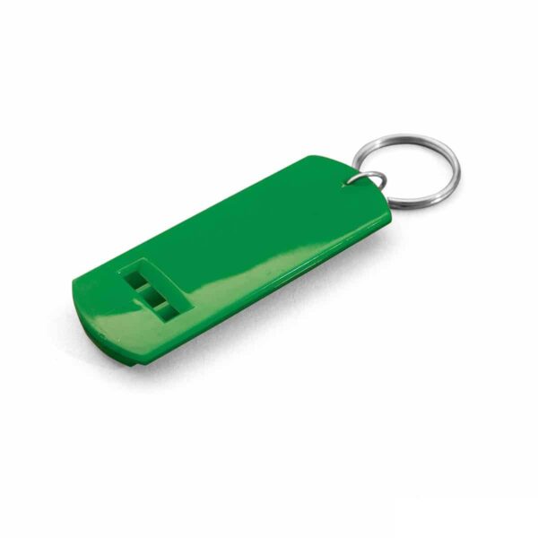 fischietto personalizzato portachiavi colore verde, gadget tifo, gadget portachiavi, gadget personalizzato