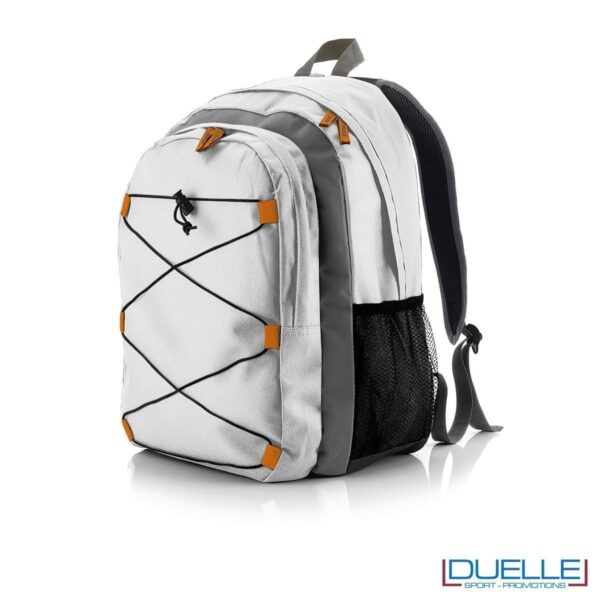 zaino personalizzato montagna colore grigio, gadget sport trekking. Zaino tipo north face