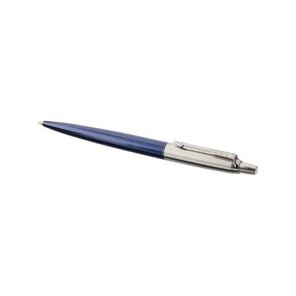 penna parker jotter in acciaio colore blu navy personalizzata