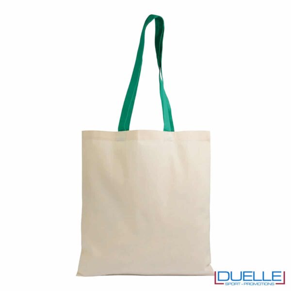 shopper manici verdi 135g/m²