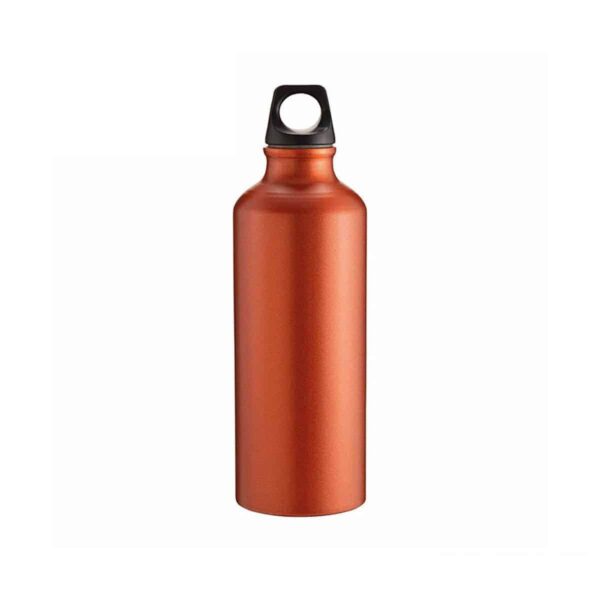 Borraccia sportiva alluminio 500ml colore arancione metallizzato opaco