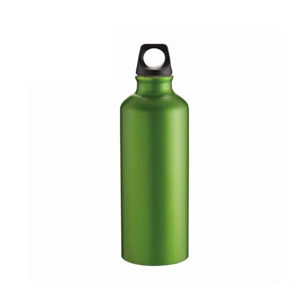 Borraccia sportiva alluminio 500ml colore verde metallizzato opaco