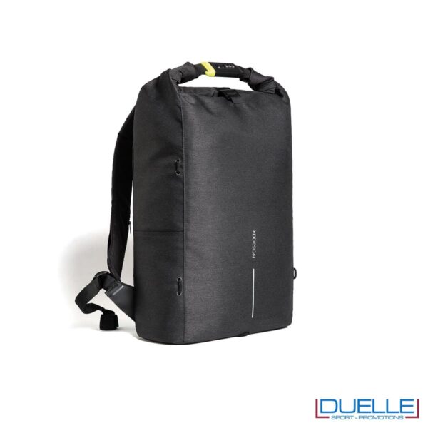 Zaino antitaccheggio personalizzato colore nero Bobby Urban Lite