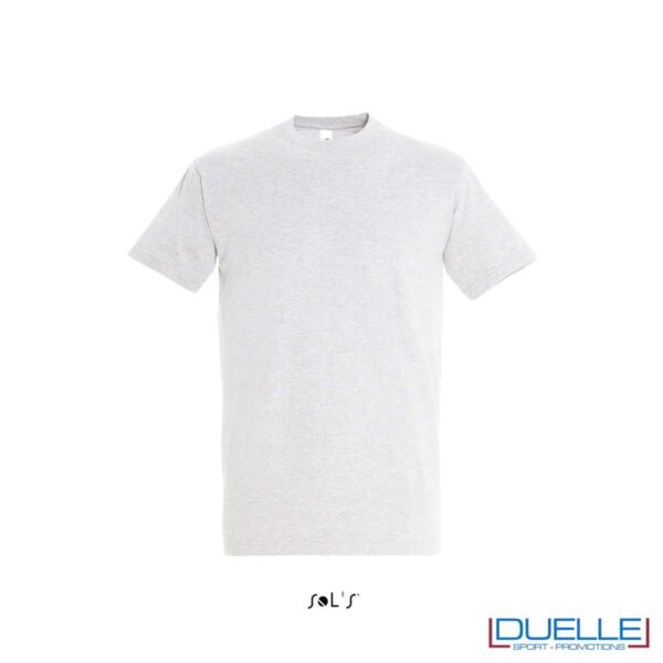 T-shirt in cotone pesante colore ash personalizzata