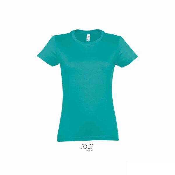 maglia blu caraibi femminile girocollo