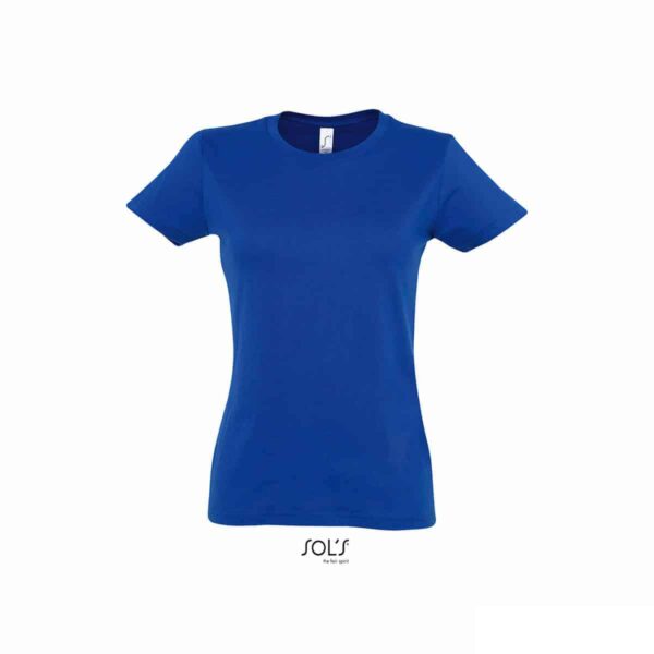 maglia femminile blu royal sfiancata