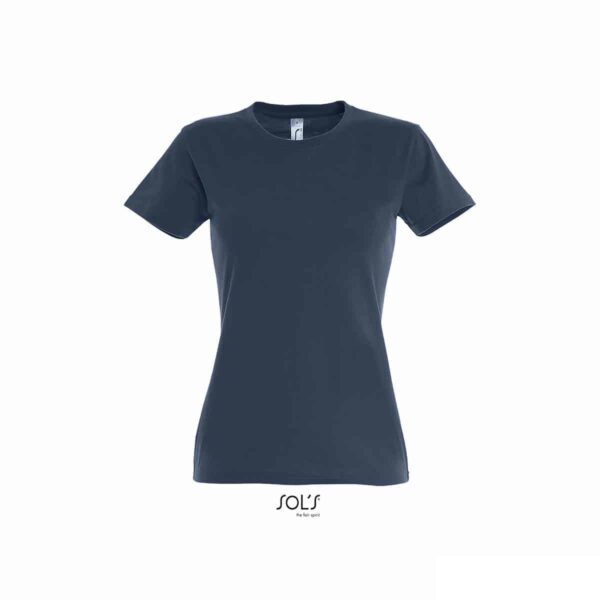 maglia denim femminile girocollo
