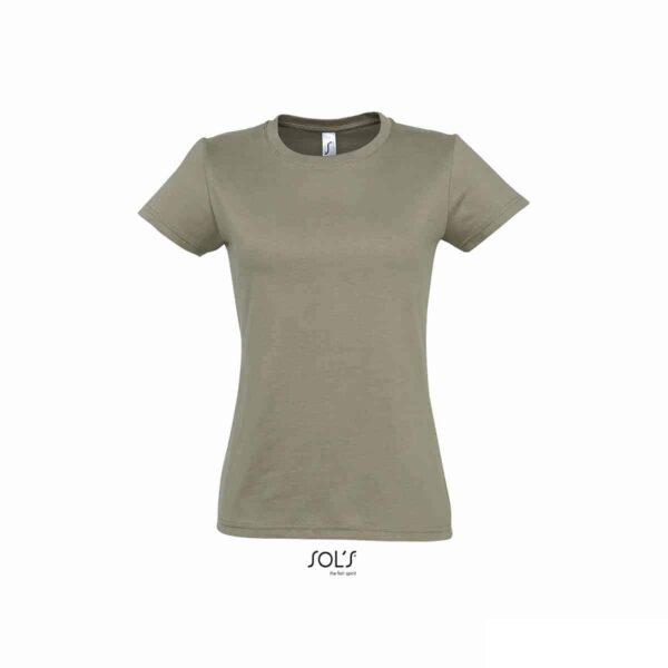 maglia kaki femminile girocollo