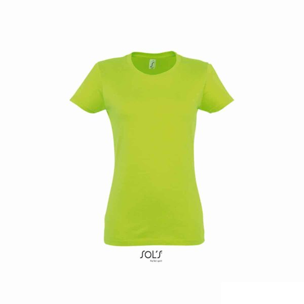 maglietta verde mela donna girocollo