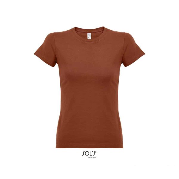 maglietta terracotta sfiancata femminile