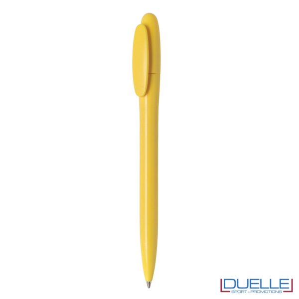 Penne made in Italy fusto lucido colore giallo personalizzata
