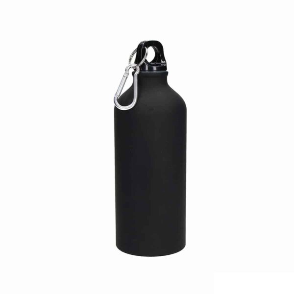 Borraccia sportiva alluminio 600ml personalizzata con incisione laser logo colorato giallo