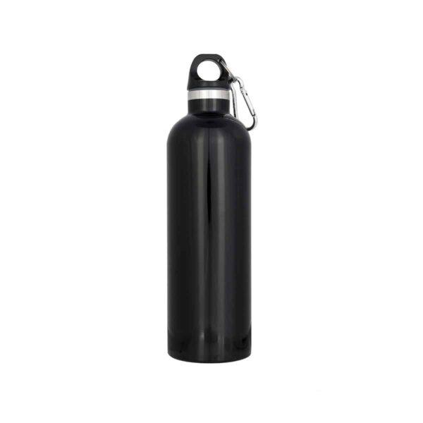 borraccia termica sottovuoto personalizzata in colore nero