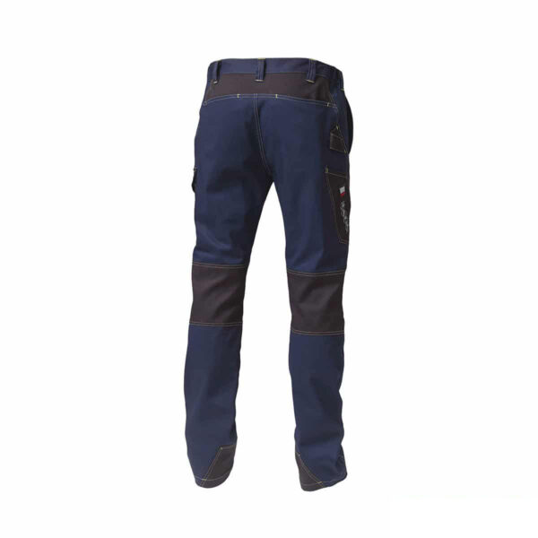 Pantalone da lavoro personalizzato BLU retro
