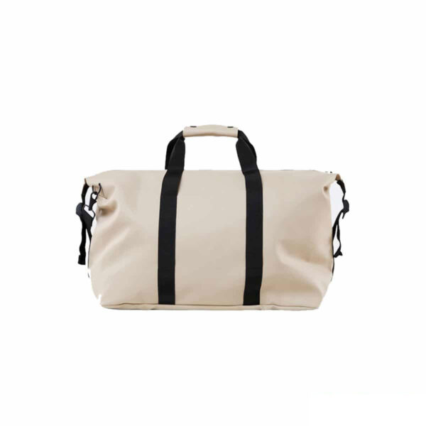 rains weekend bag impermeabile personalizzato colore beige