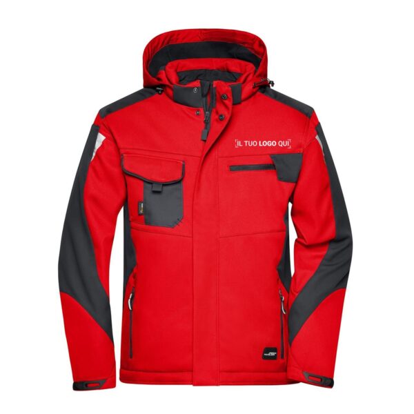 Giacca antivento impermeabile linea strong James & Nicholson personalizzabile