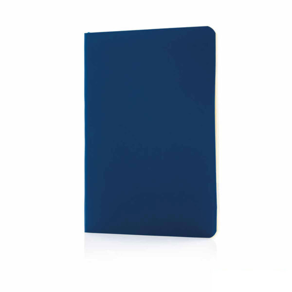 Taccuino flessibile con segnapagina - blu