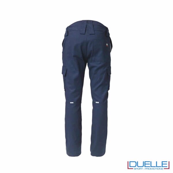 Pantalone da lavoro inverno TASK blu retro