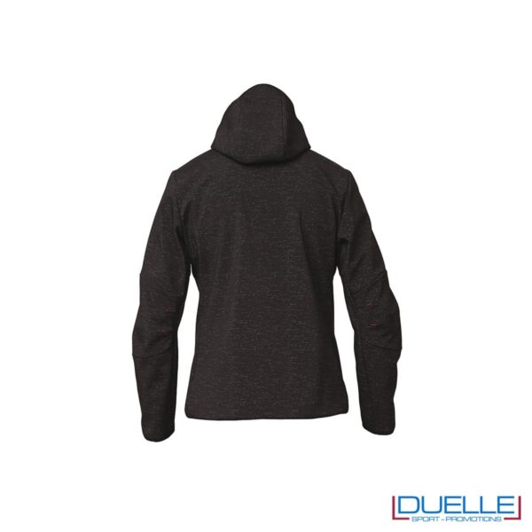 Softshell Siggi con cappuccio colore nero