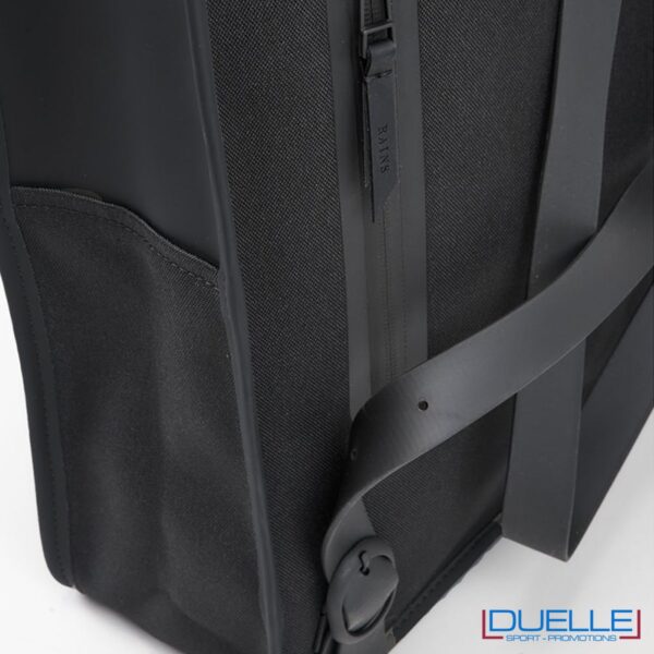 tasca esterna per telefono Mini Backpack rains colore nero