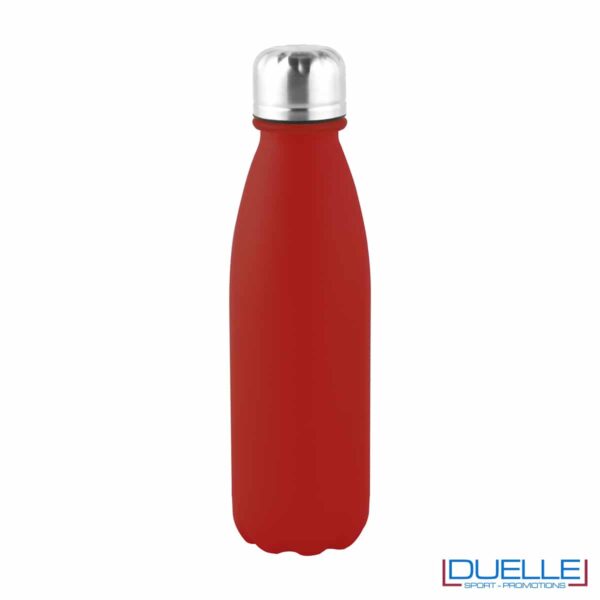 Bottiglia promozionale in alluminio 500ml finitura opaca colore rosso
