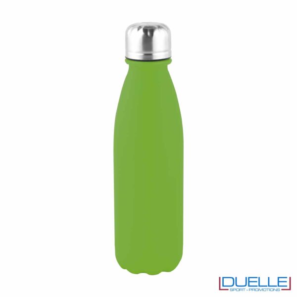 Bottiglia in alluminio 500ml promozionale finitura opaca colore verde acido