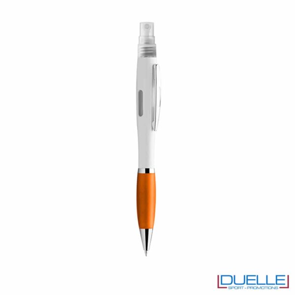 Penna spray per liquido igienizzante colore arancione