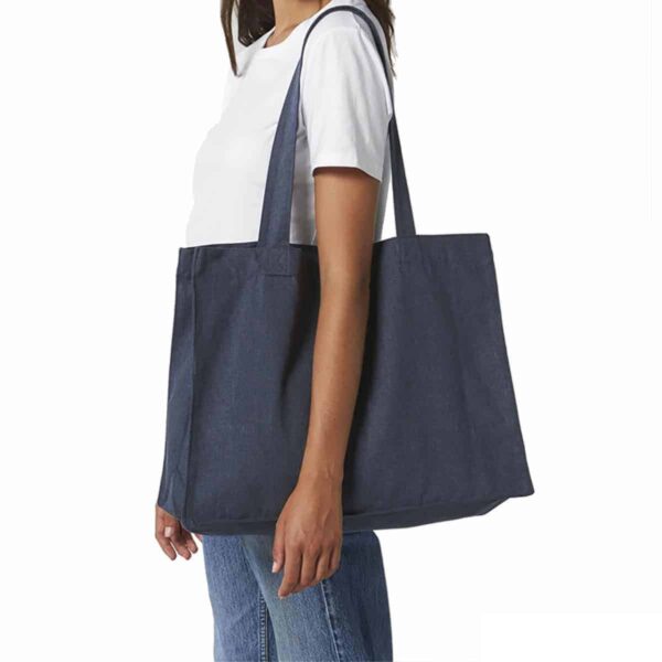 Shopper in cotone riciclato e R-pet personalizzata