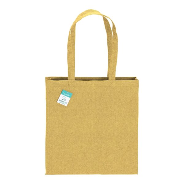 Shopper in cotone riciclato 190gr con soffietto