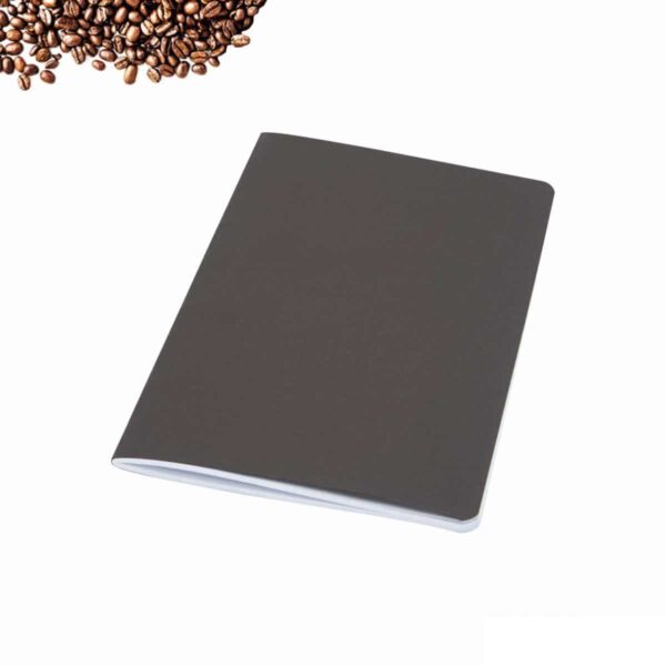 Quaderno carta riciclata con residui della lavorazione del caffè