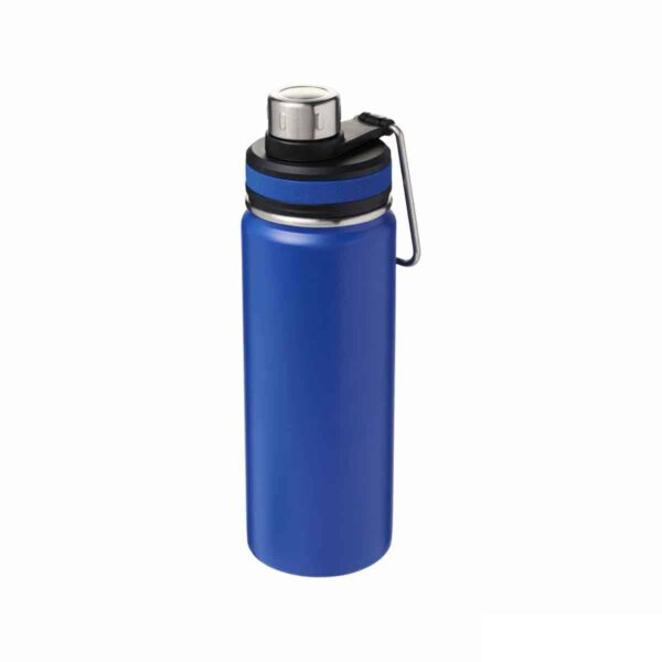 Borraccia termica sportiva 590 ml con manico per trasporto colore blu
