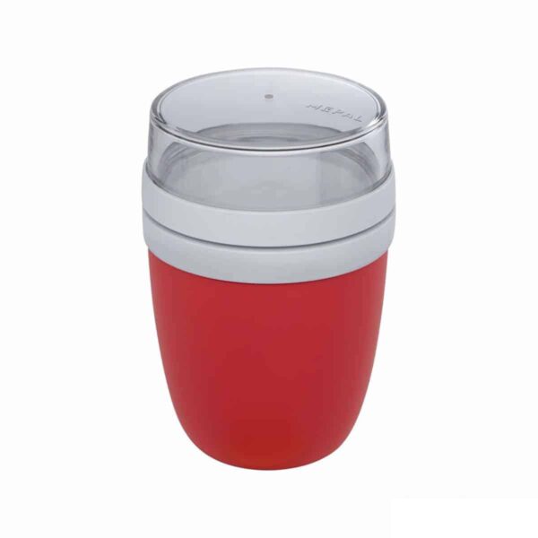 Lunch box Mepal colore rosso personalizzato con il tuo logo