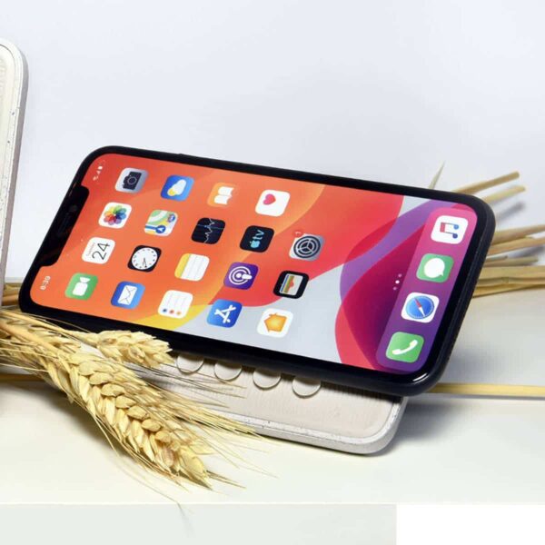 Powerbank ecologico in plastica bio e fibra di grano personalizzato