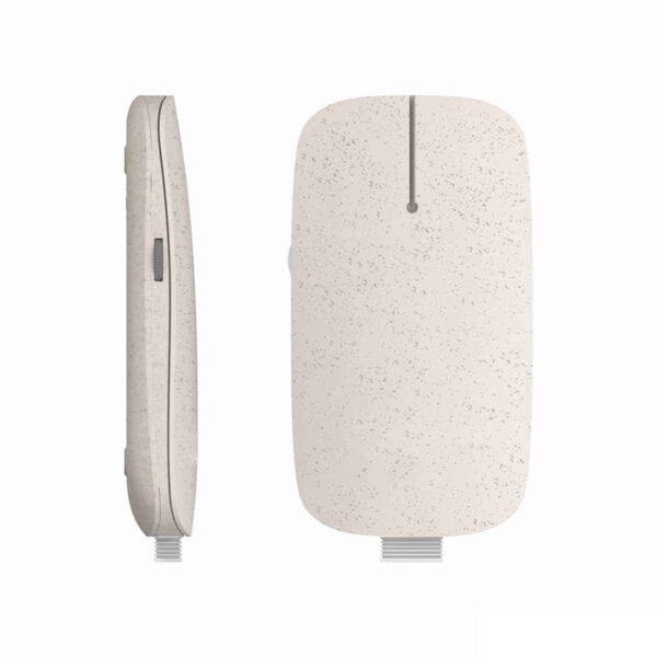 Mouse ecologico senza fili in plastica bio personalizzato