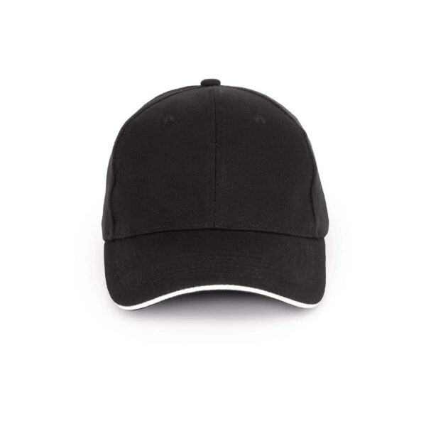 Cappello ecologico cotone bio colore nero personalizzabile con ricamo