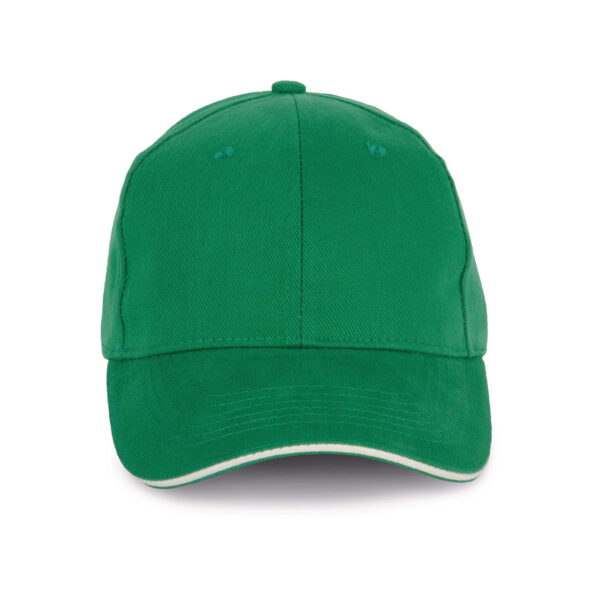 Cappello ecologico cotone bio colore verde personalizzabile con ricamo
