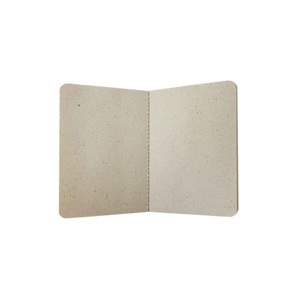 Pagine interne taccuino flessibile in carta derivante da erba essiccata