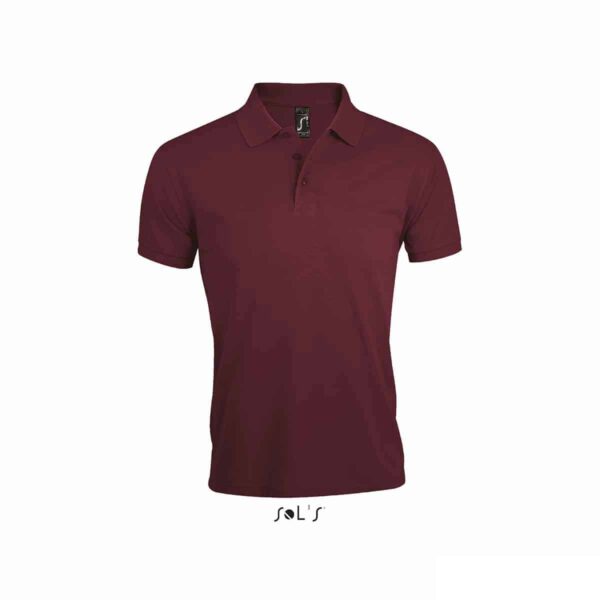 Polo maniche corte bordeaux promozionale staff