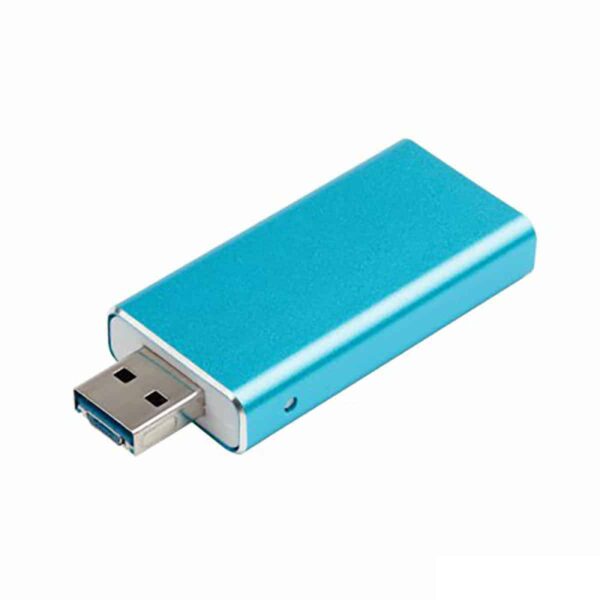chiavetta blu 3 in 1 con logo