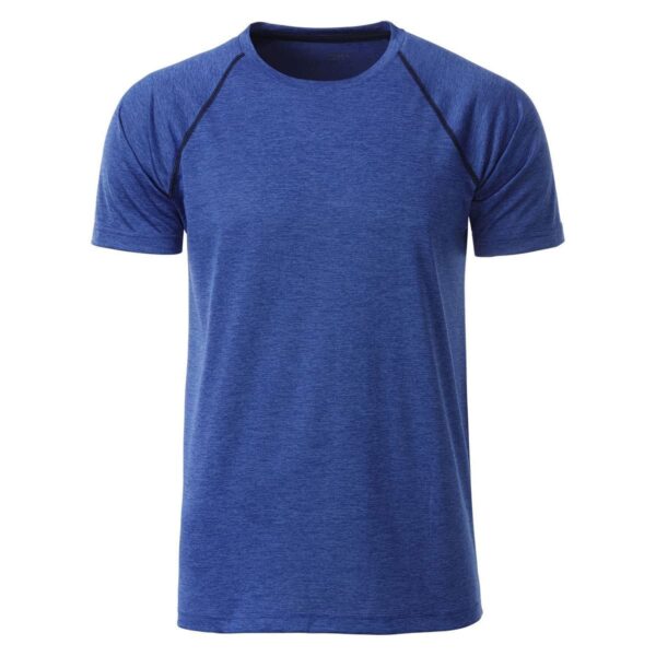 maglietta fitness maschile blu royal