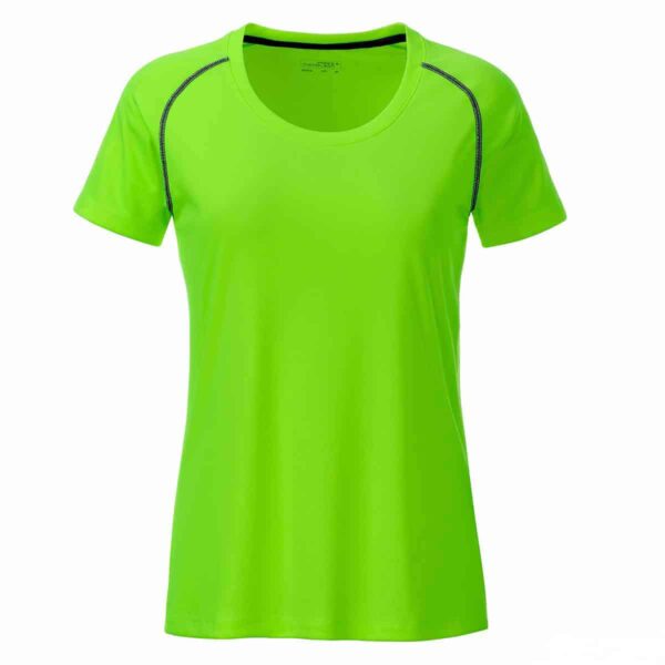 maglia verde fluo sport femminile