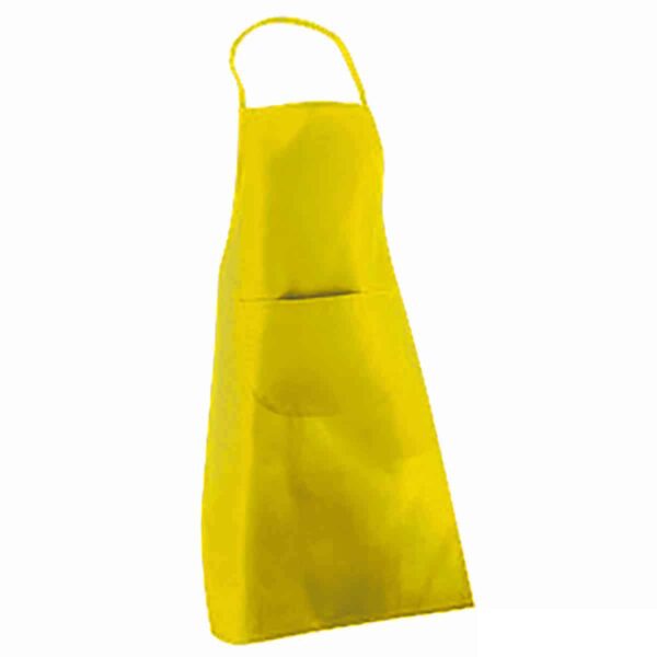 grembiule giallo in policotone 190 gr/m2