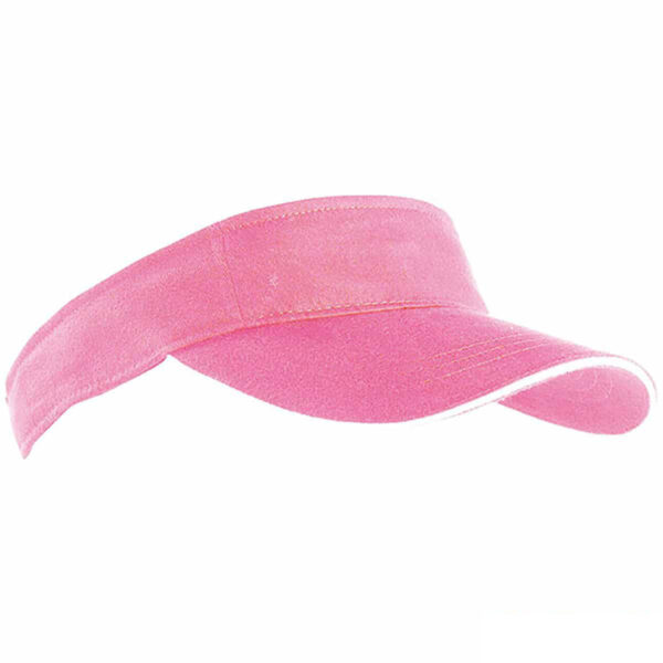 visiera a sandwich rosa sportiva